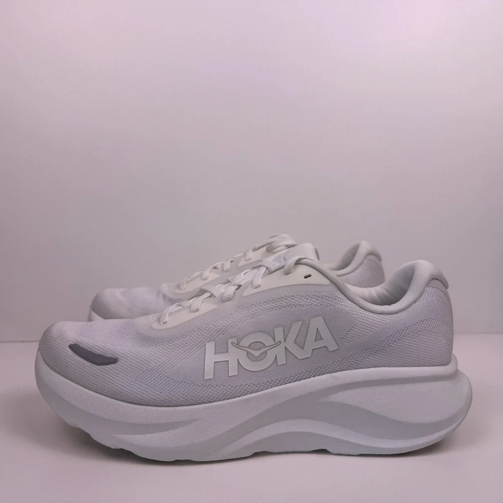 Hoka One One Rincon 5 Running Shoes Men's Size 10D White/White 1176630 Sample
